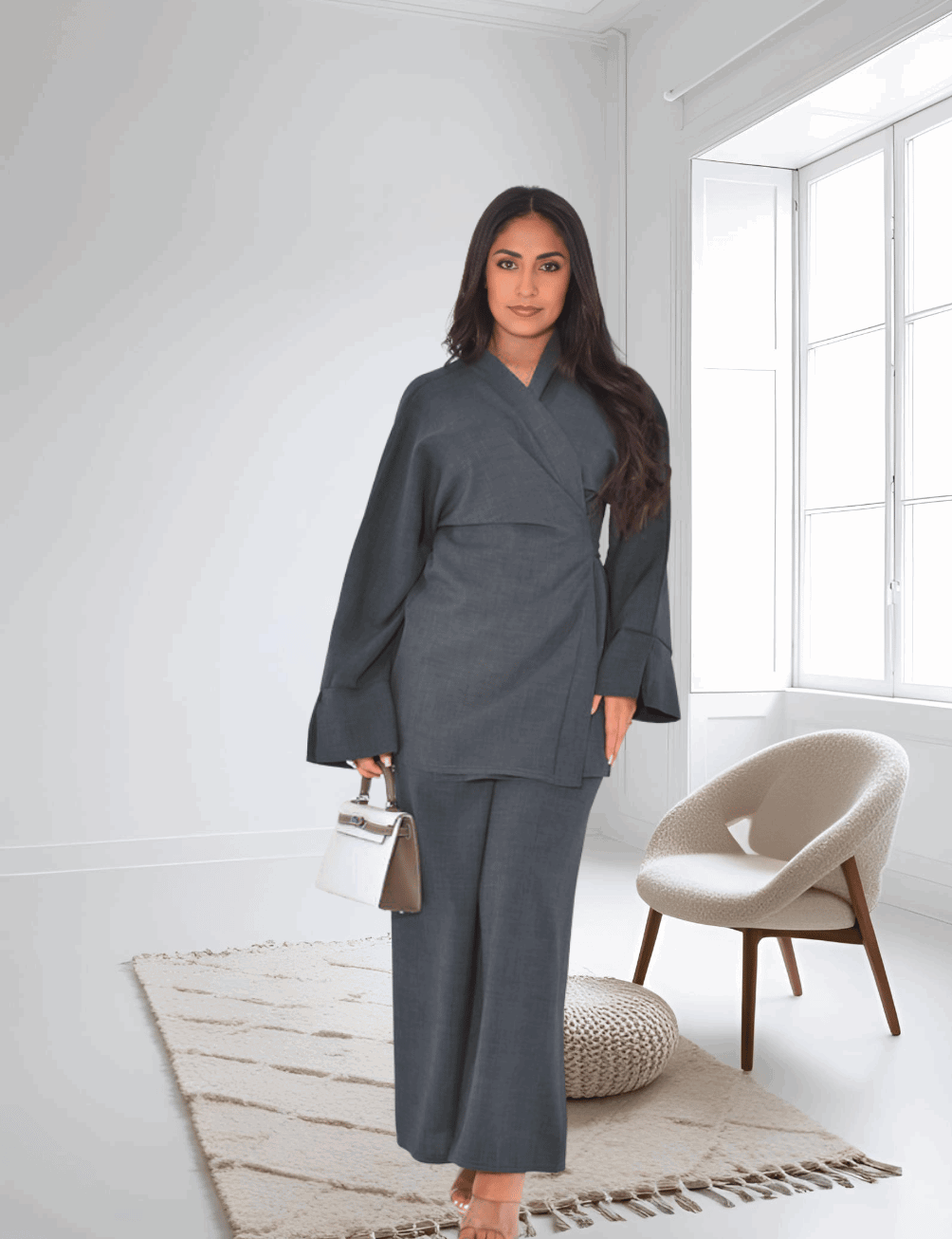 Sahra - Crinkled Linen 2pc Set