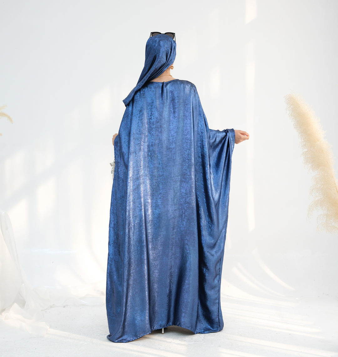 Luxury Butterfly Abaya - Red - Nour Modesty