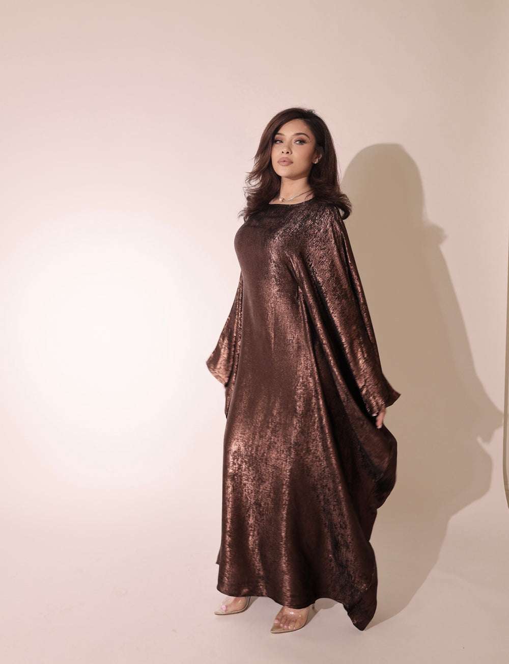 Luxury Butterfly Abaya Green