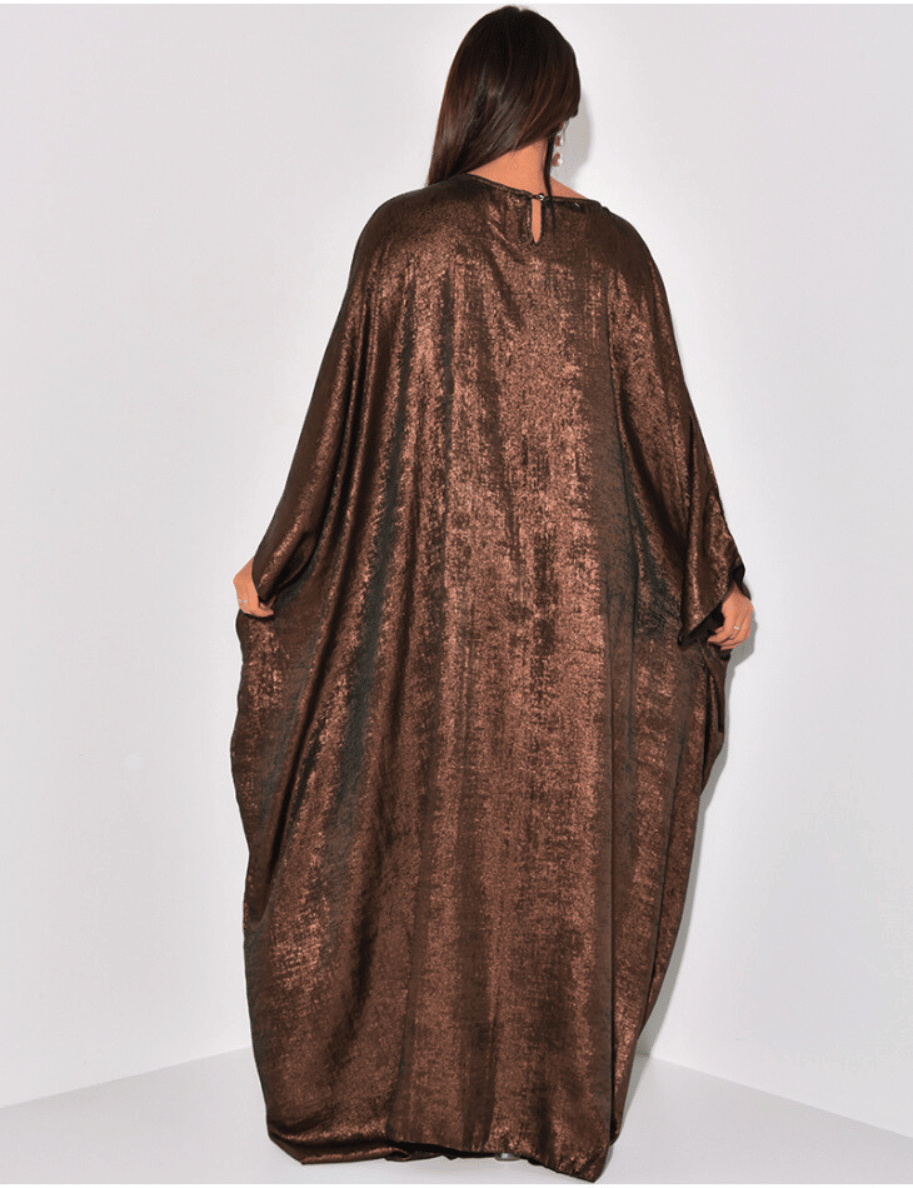 Luxury Butterfly Abaya Brown - Nour Modesty