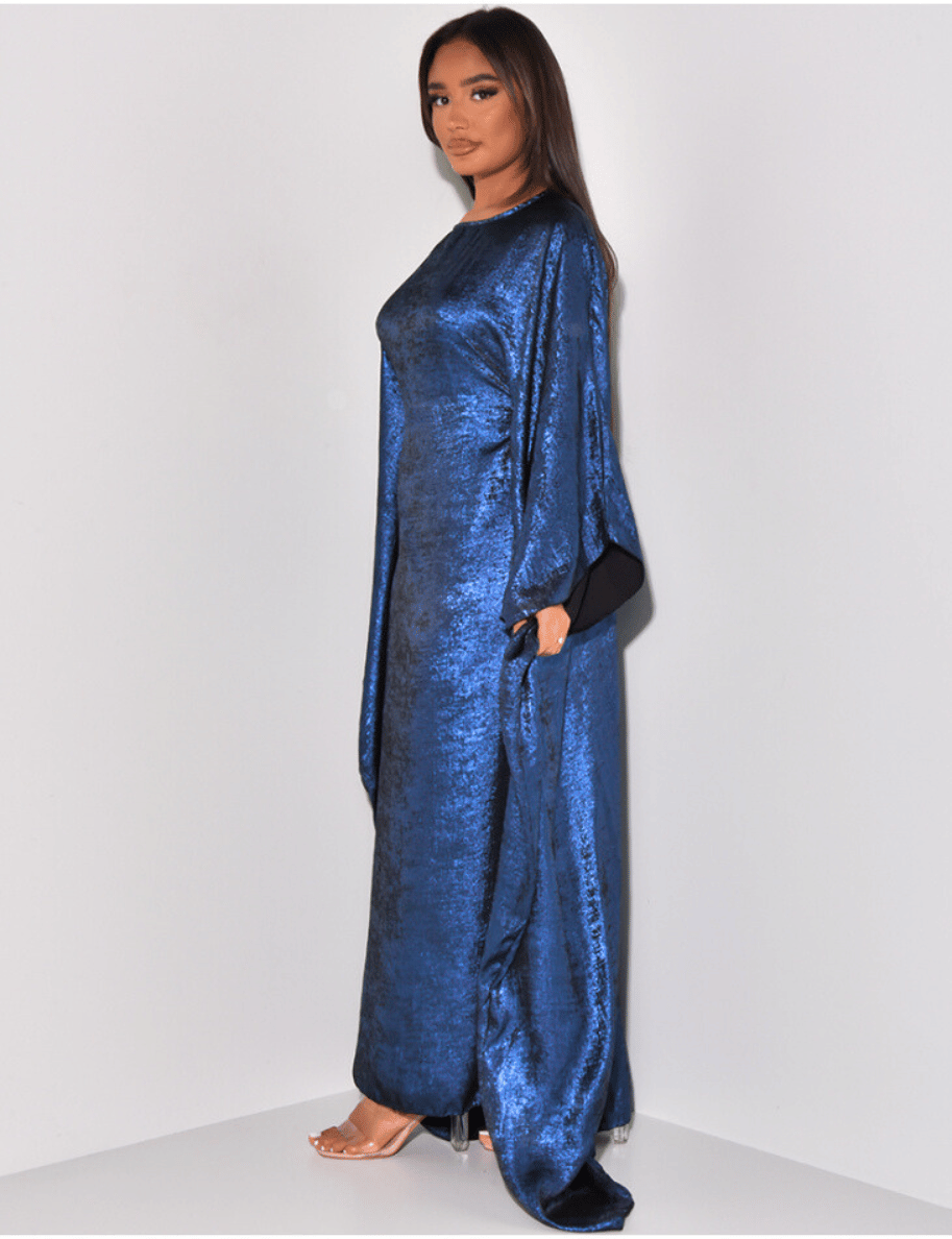 Luxury Butterfly Abaya White - Nour Modesty