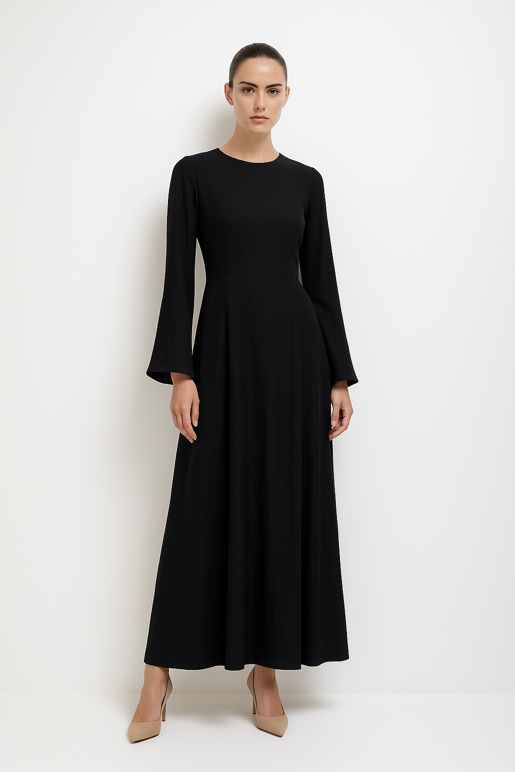 Zari Linen Dress - Nour Modesty