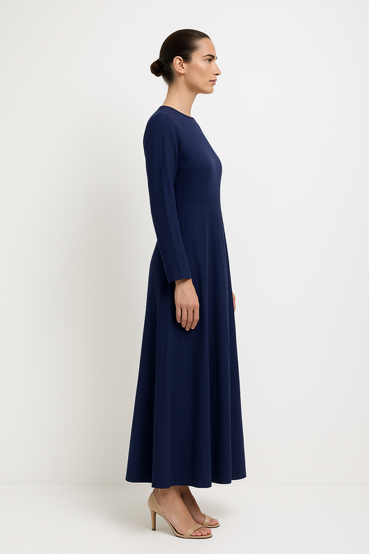 Zari Linen Dress - Nour Modesty