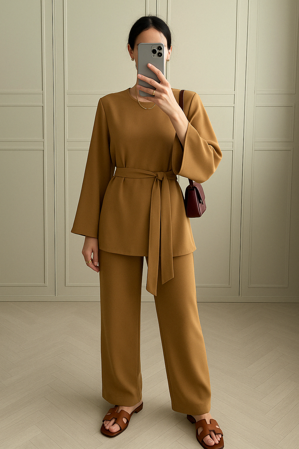 Modest co ord set - purple