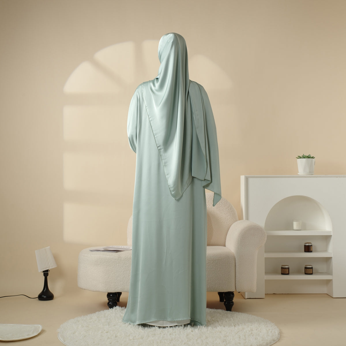 Luxury Abaya Set - Black - Nour Modesty