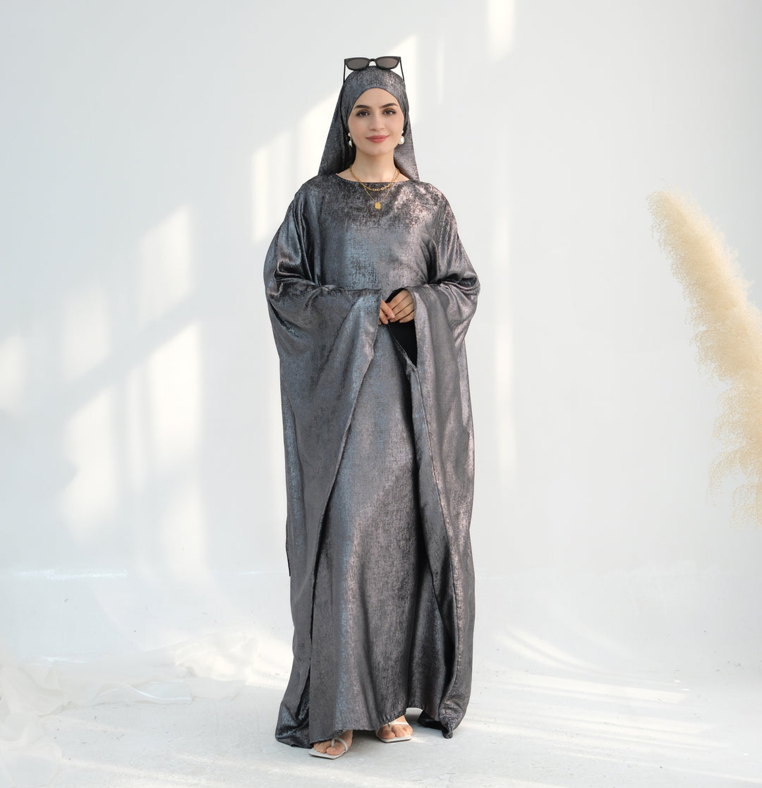 Luxury Butterfly Abaya - Red - Nour Modesty