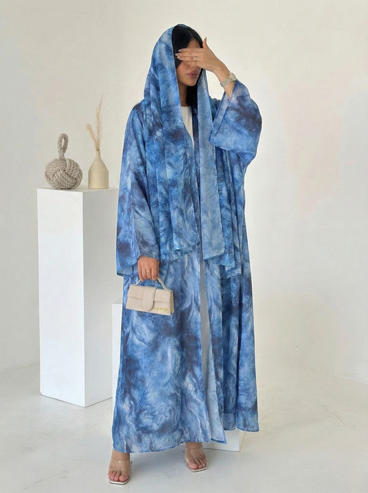 Elara Watercolor Abaya