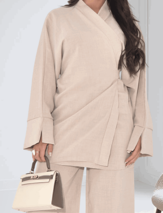 Sahra - Crinkled Linen 2pc Set