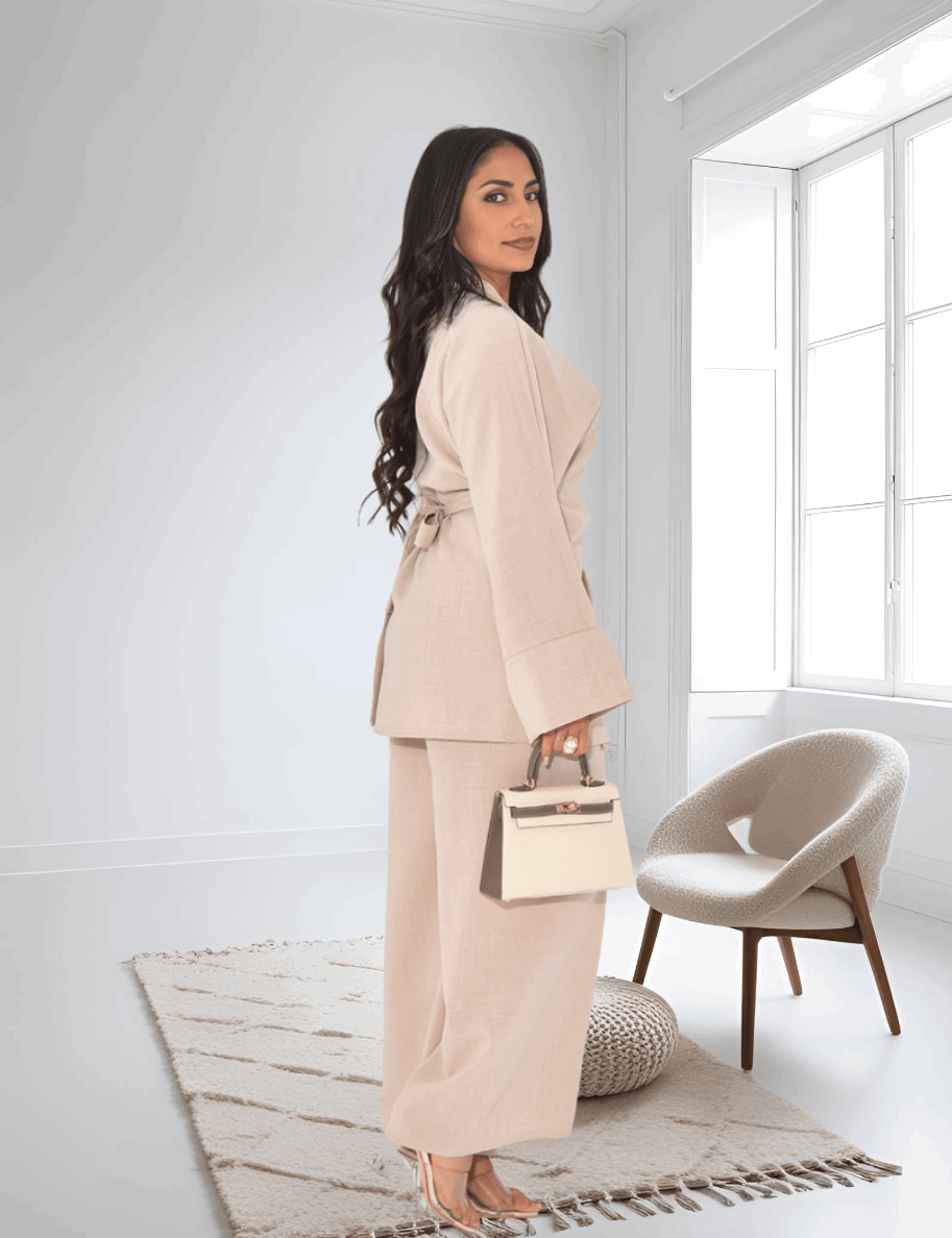Sahra - Crinkled Linen 2pc Set