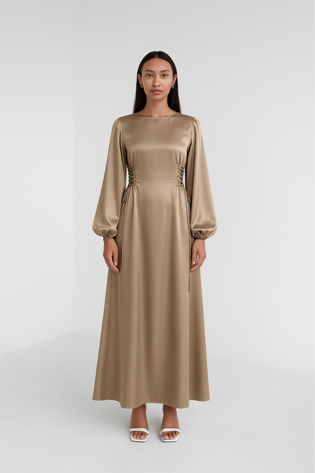 Ayah Satin Dress