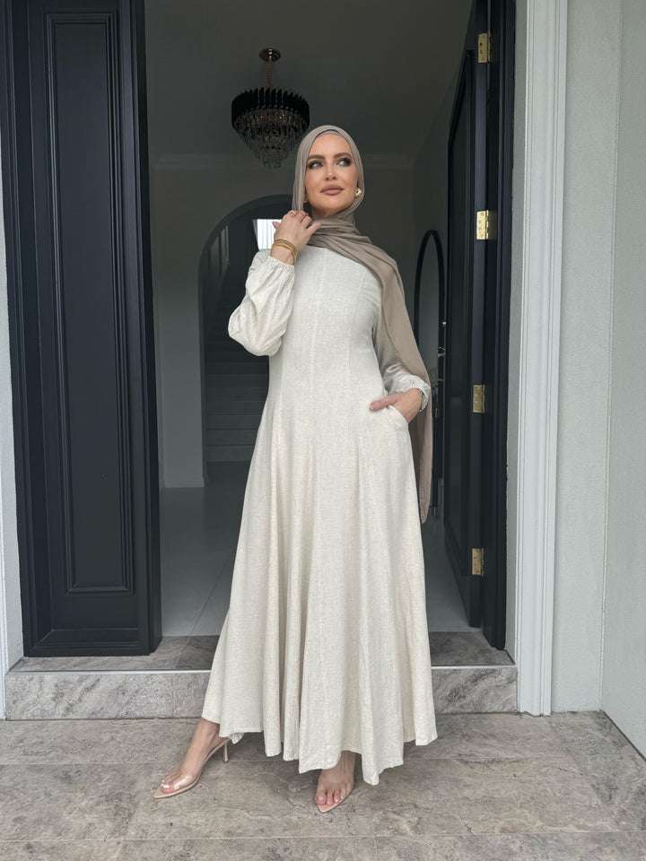 Amara Linen Dress - Klay