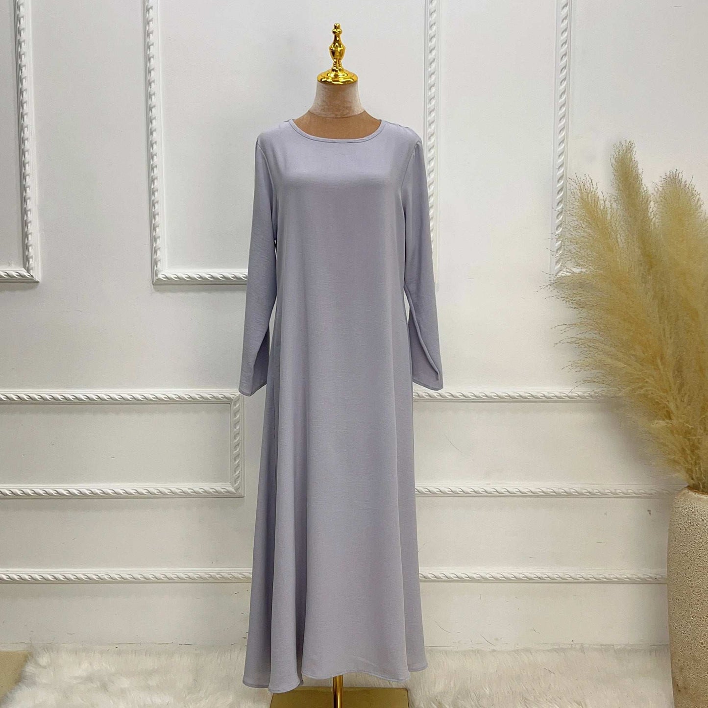 Abaya Inner Slip Dress - White