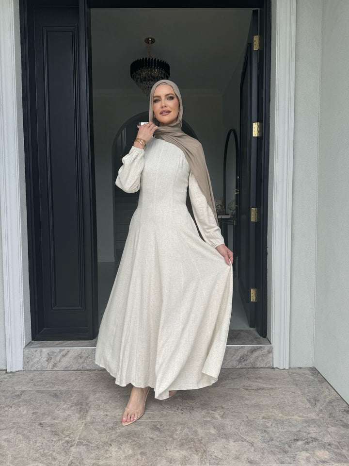 Amara Linen Dress - Klay