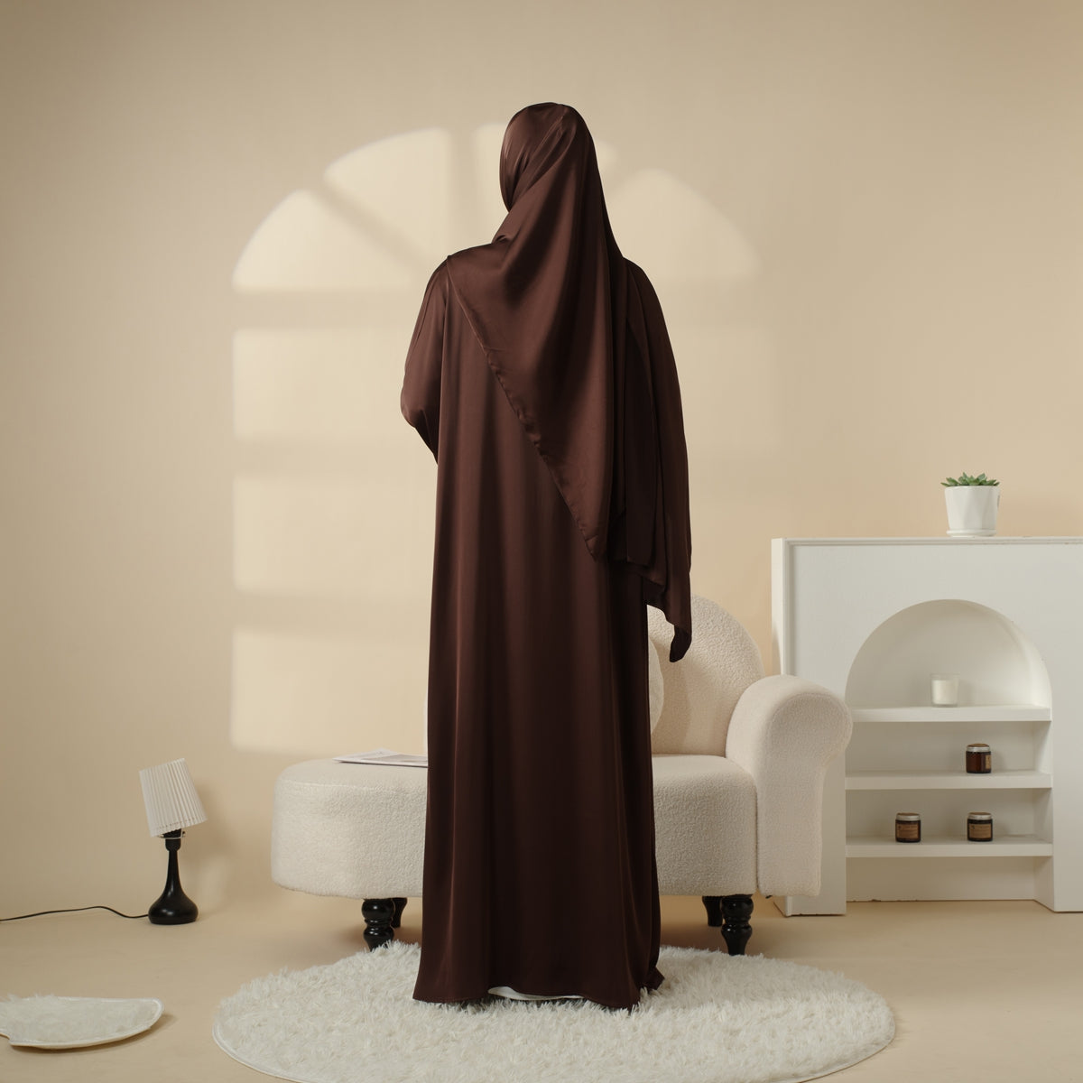 Luxury Abaya Set - Black - Nour Modesty