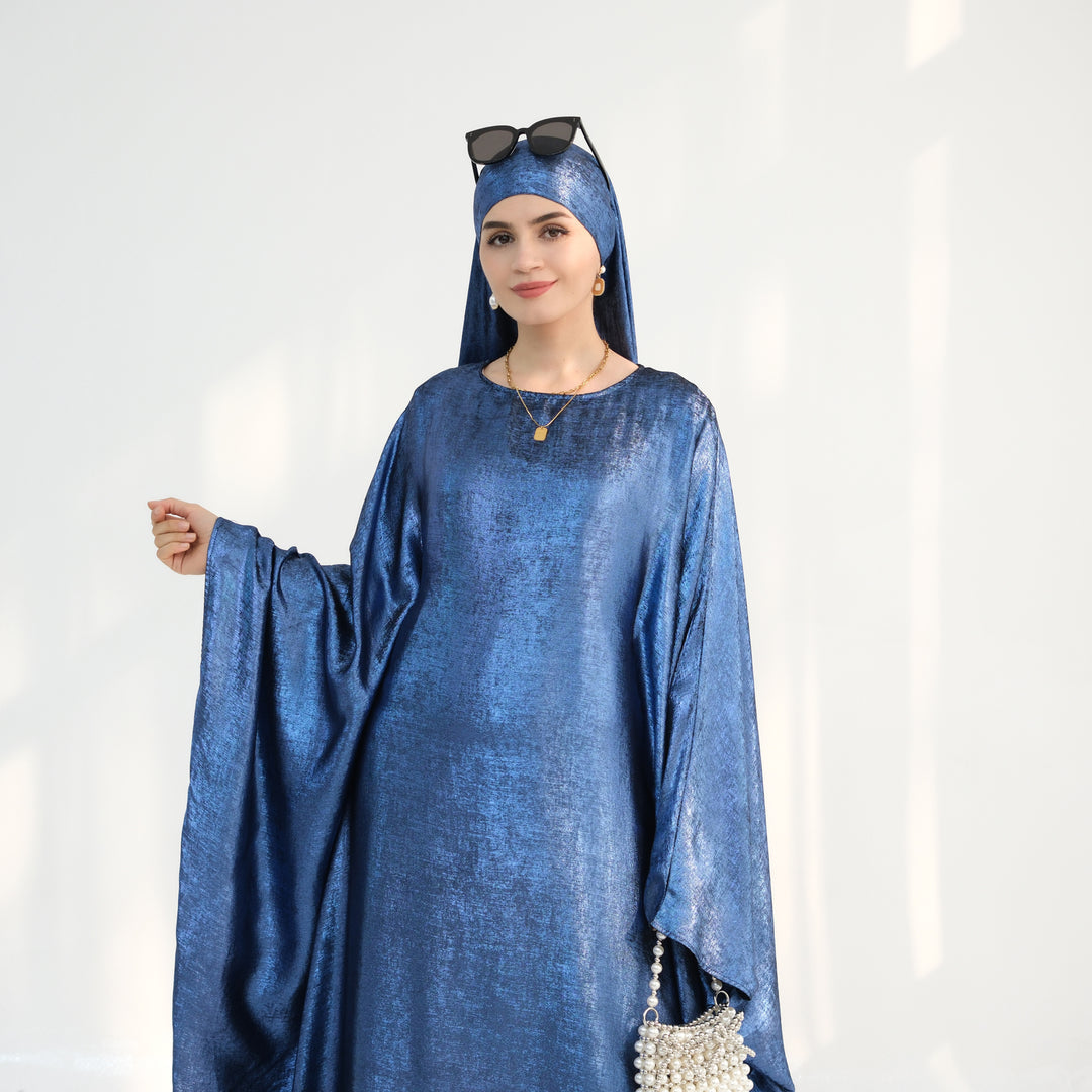 Luxury Butterfly Abaya - Red - Nour Modesty