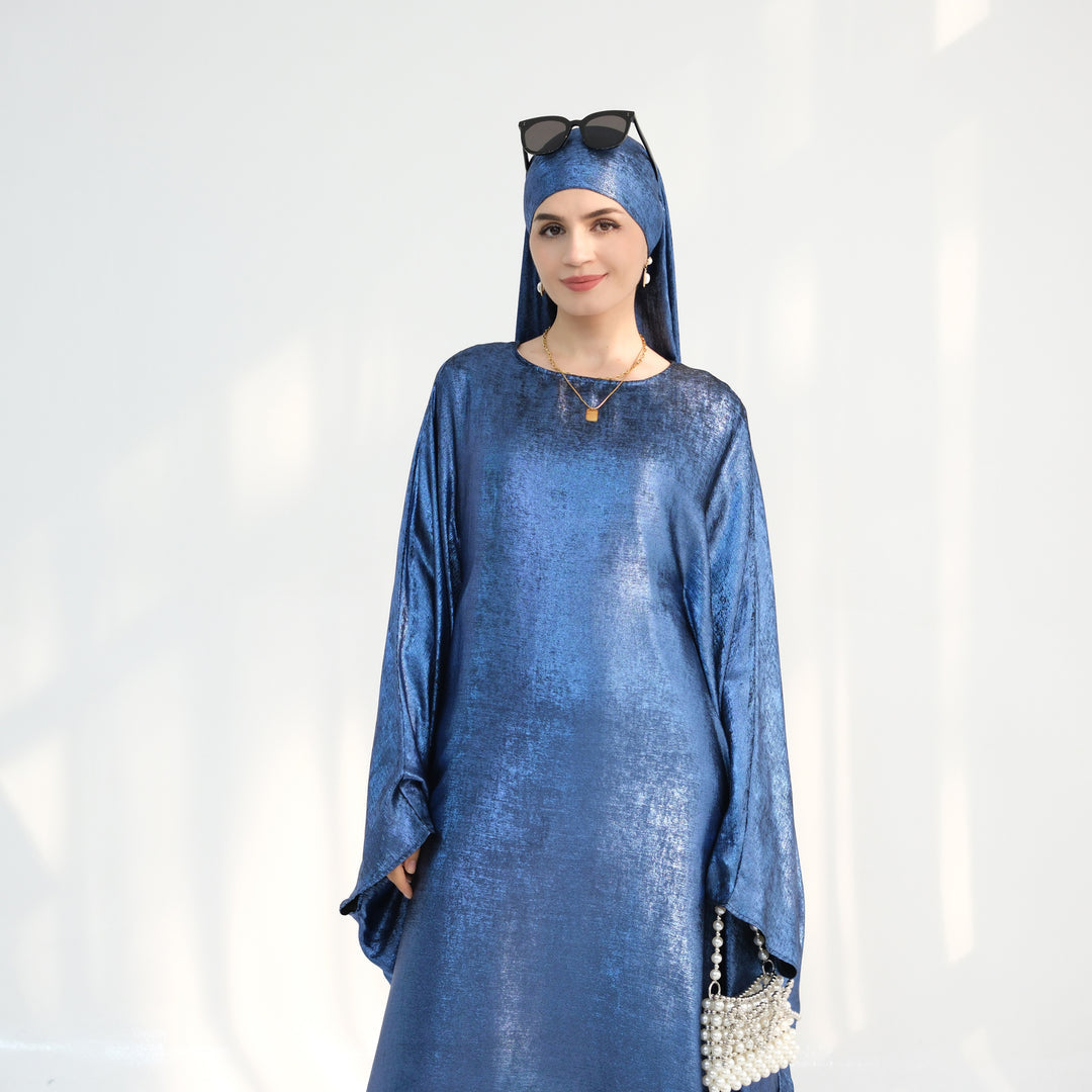 Luxury Butterfly Abaya - Red - Nour Modesty