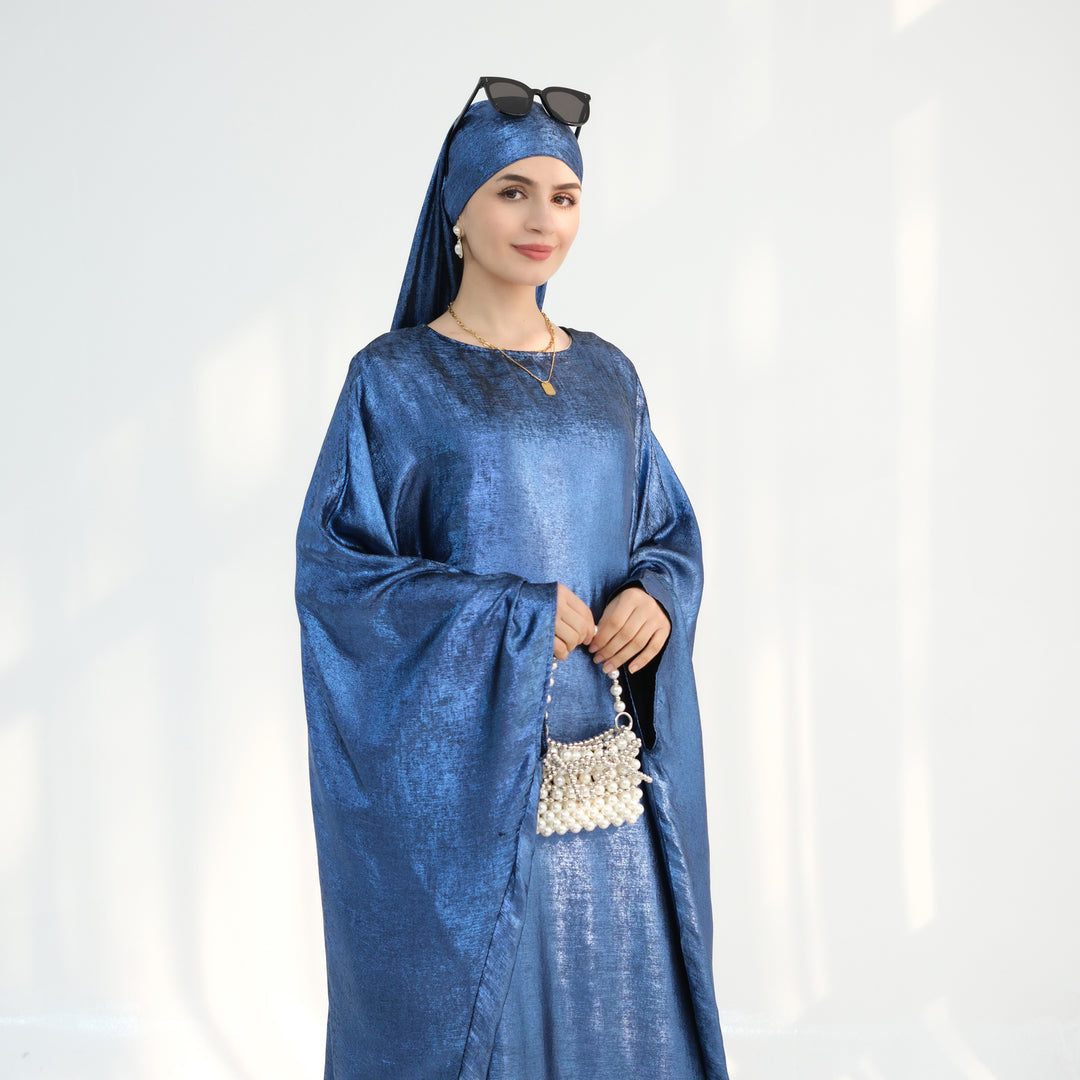 Luxury Butterfly Abaya - Red - Nour Modesty