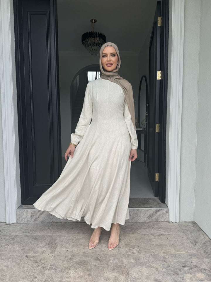 Amara Linen Dress - Klay