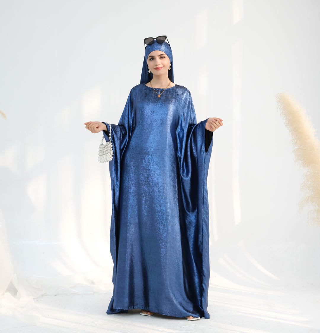 Luxury Butterfly Abaya - Red - Nour Modesty