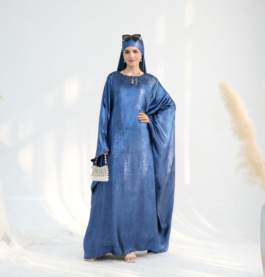 Luxury Butterfly Abaya - Red - Nour Modesty