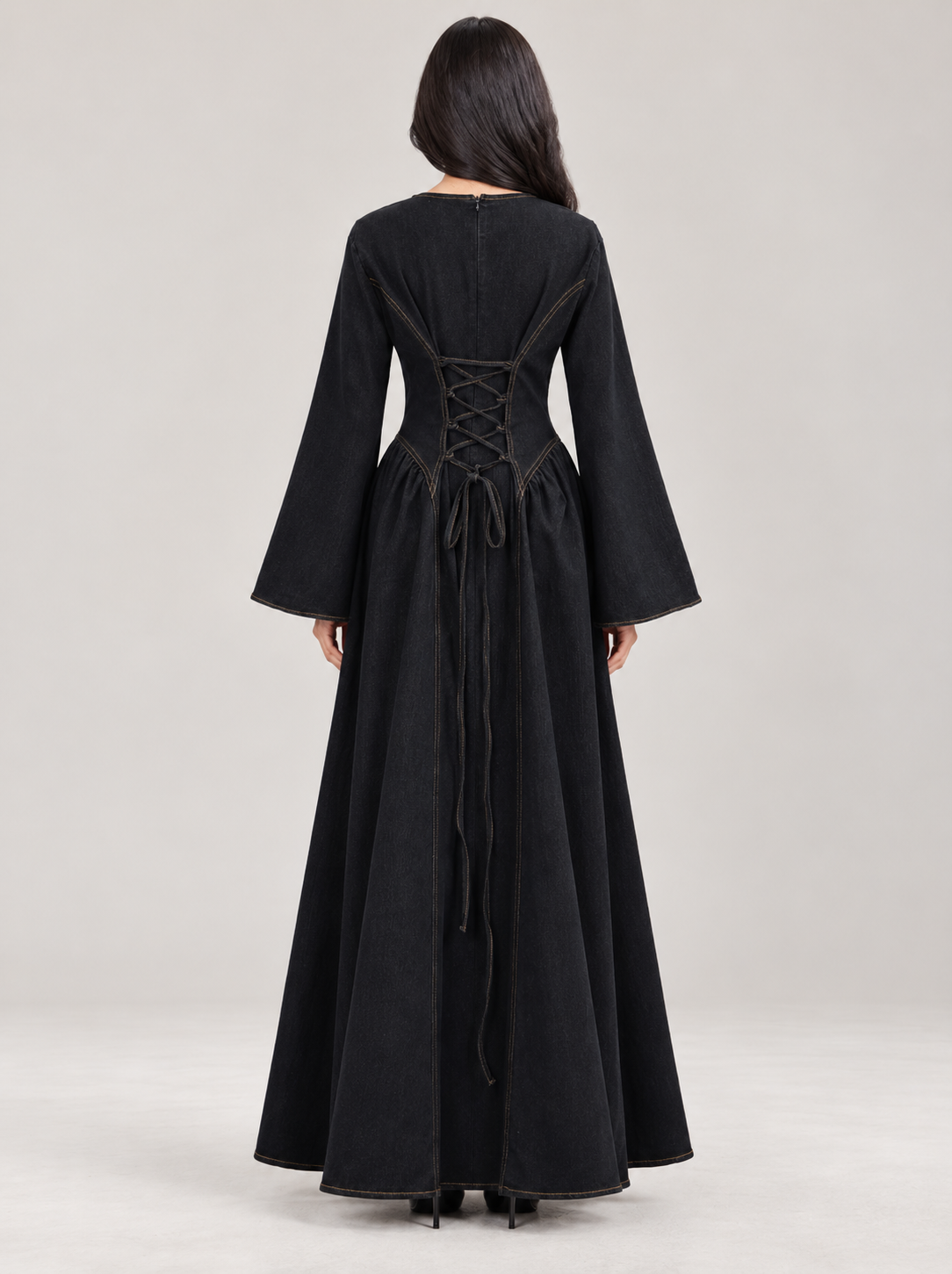 Denim Modest Dress