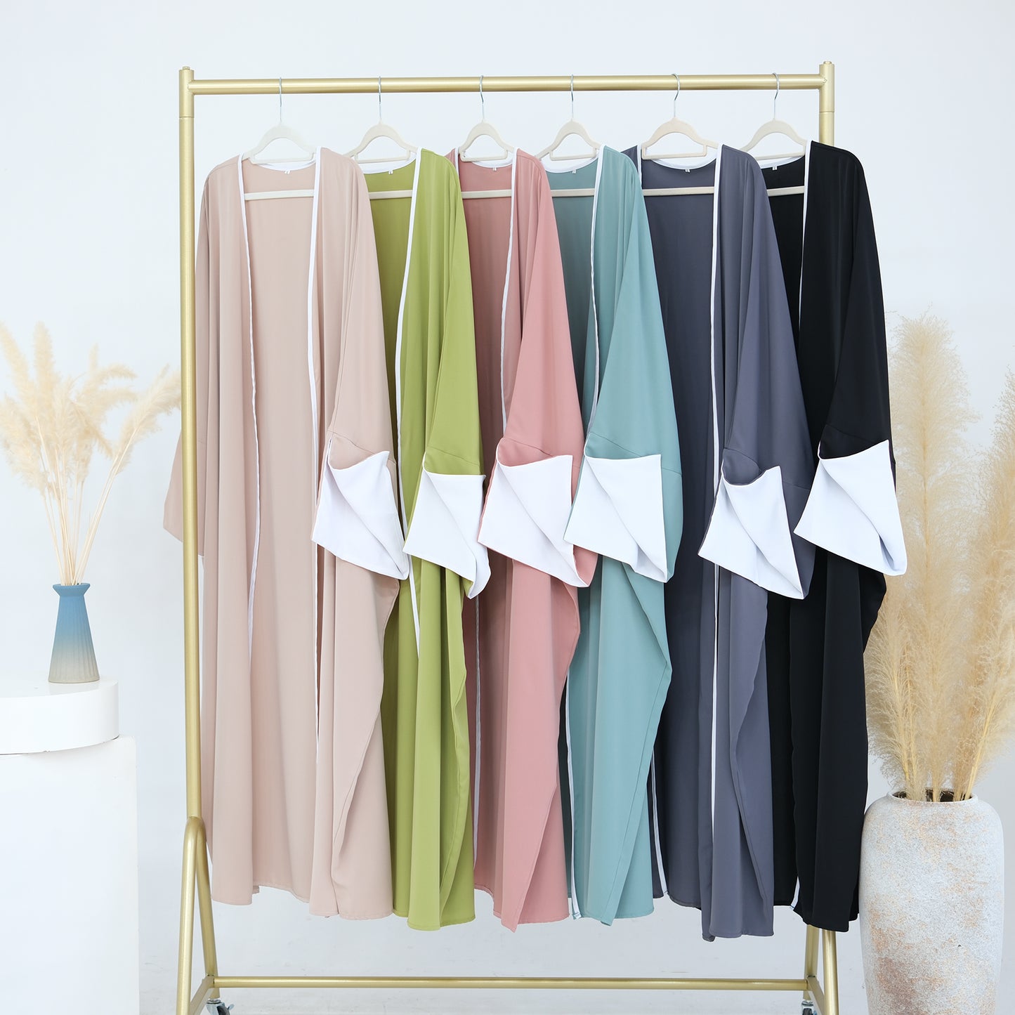 Elegant Open Abaya - Nour Modesty