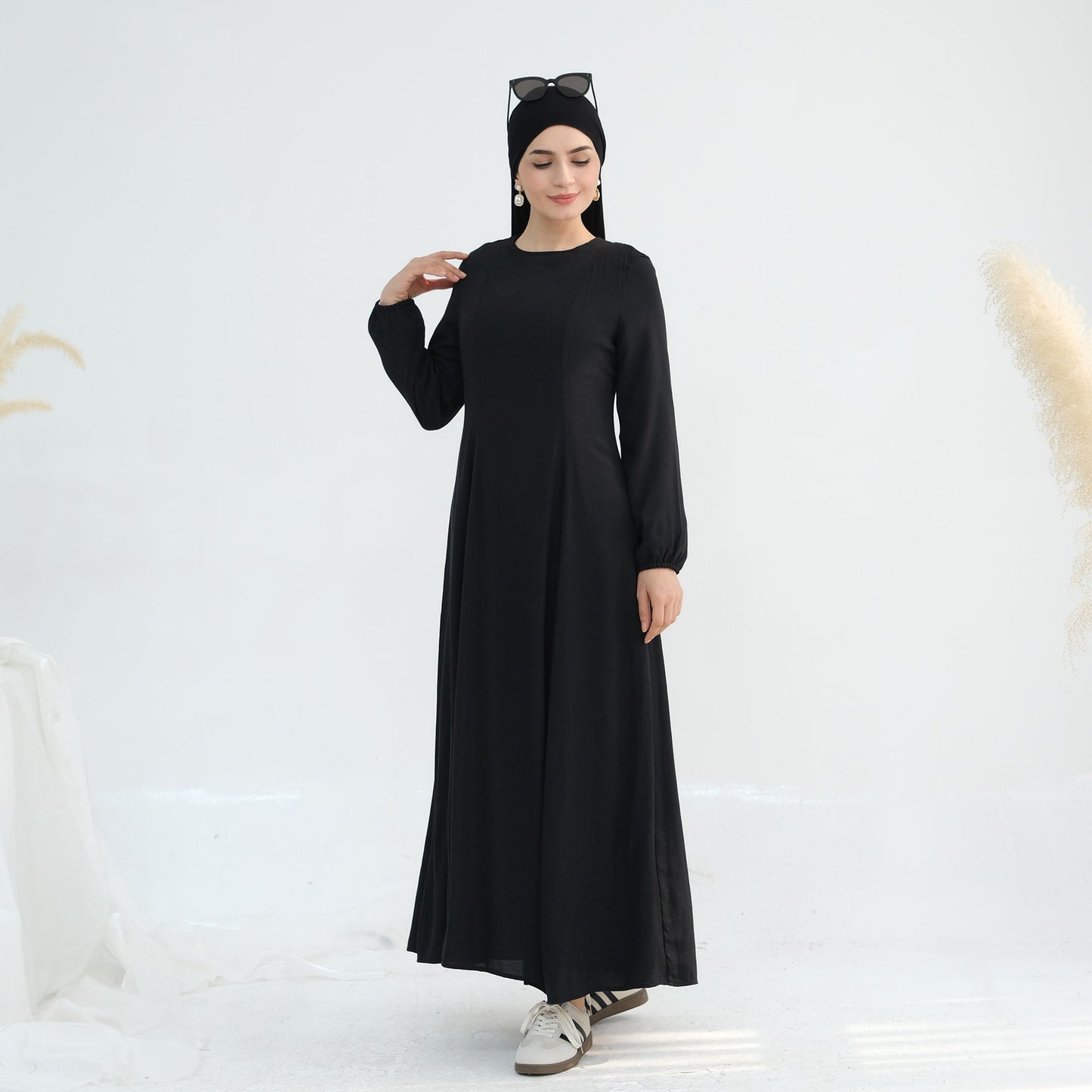 Amara Linen Dress - Nour Modesty