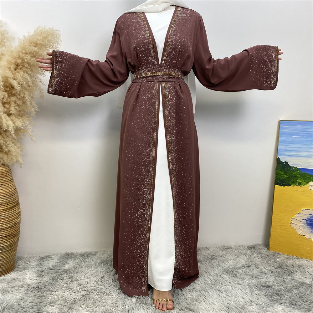 Luxury Rhinestone Abaya - Nour Modesty