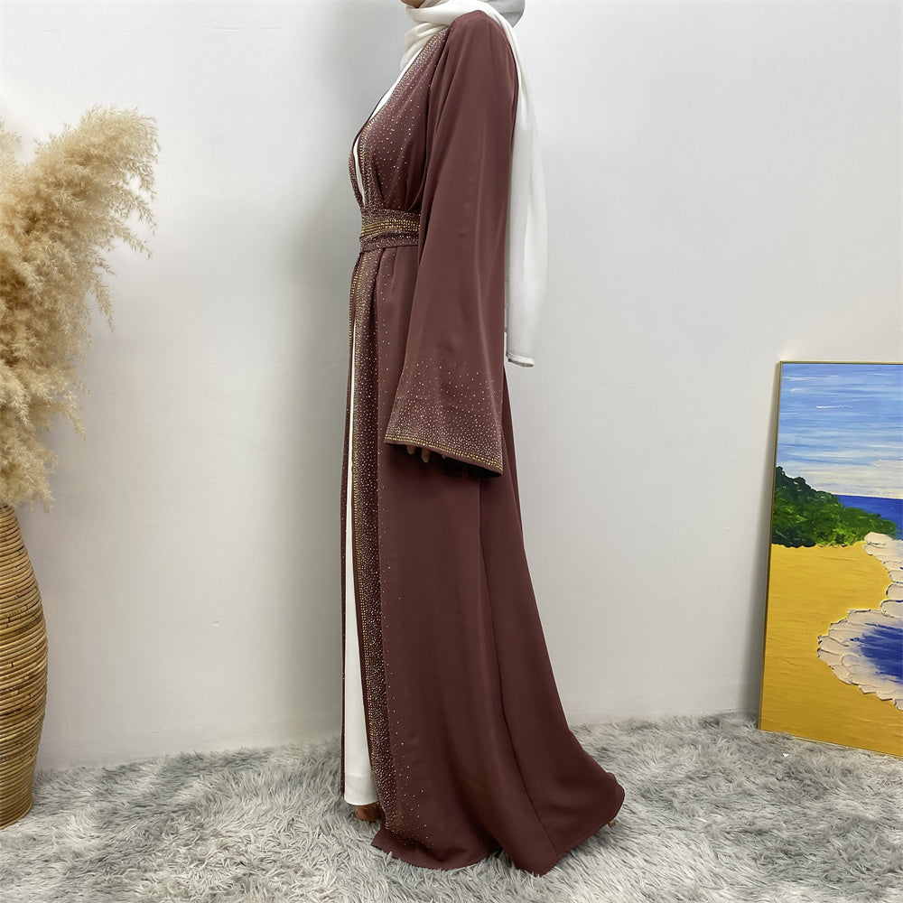 Luxury Rhinestone Abaya - Nour Modesty