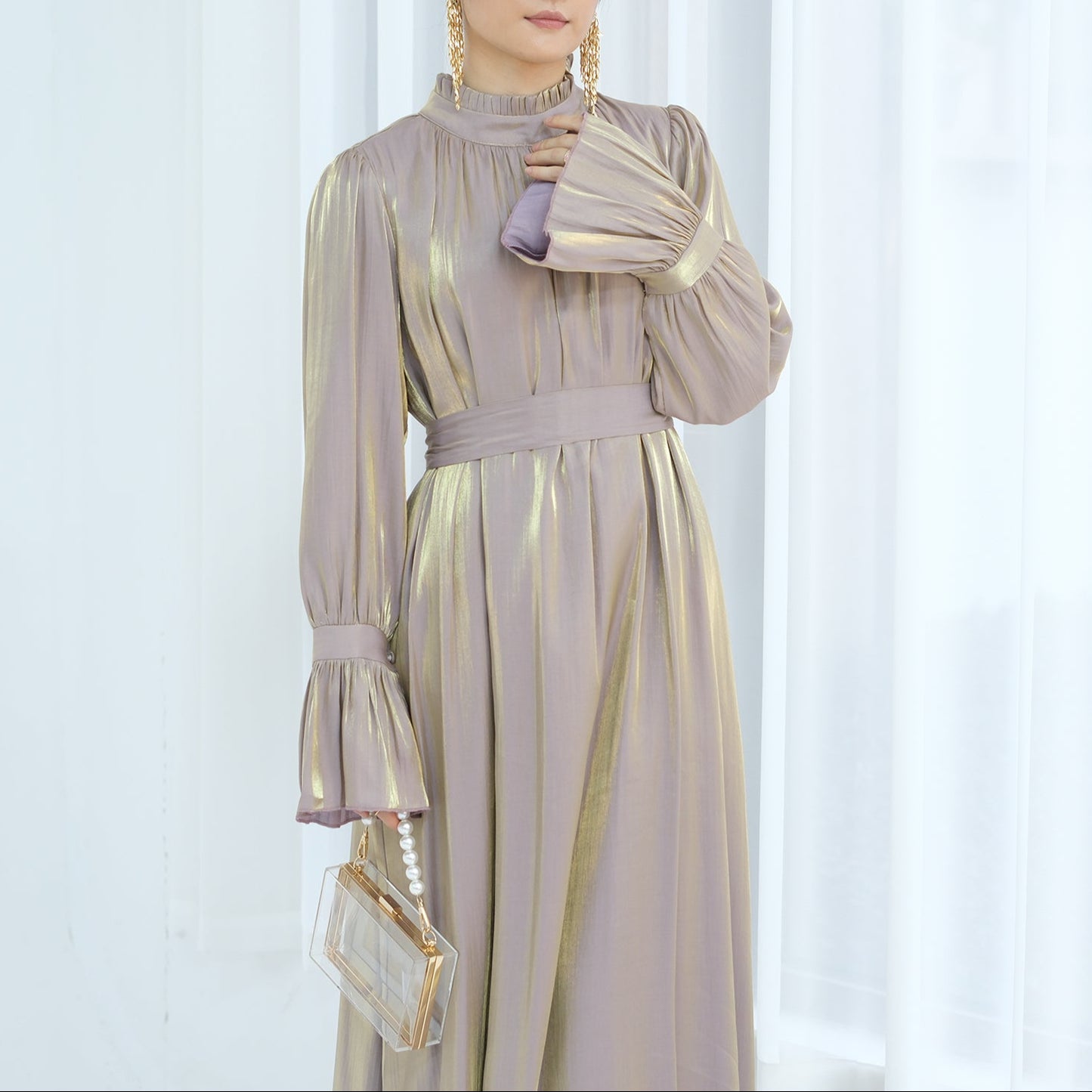 Luxury Modest Dress - Lumière - Nour Modesty