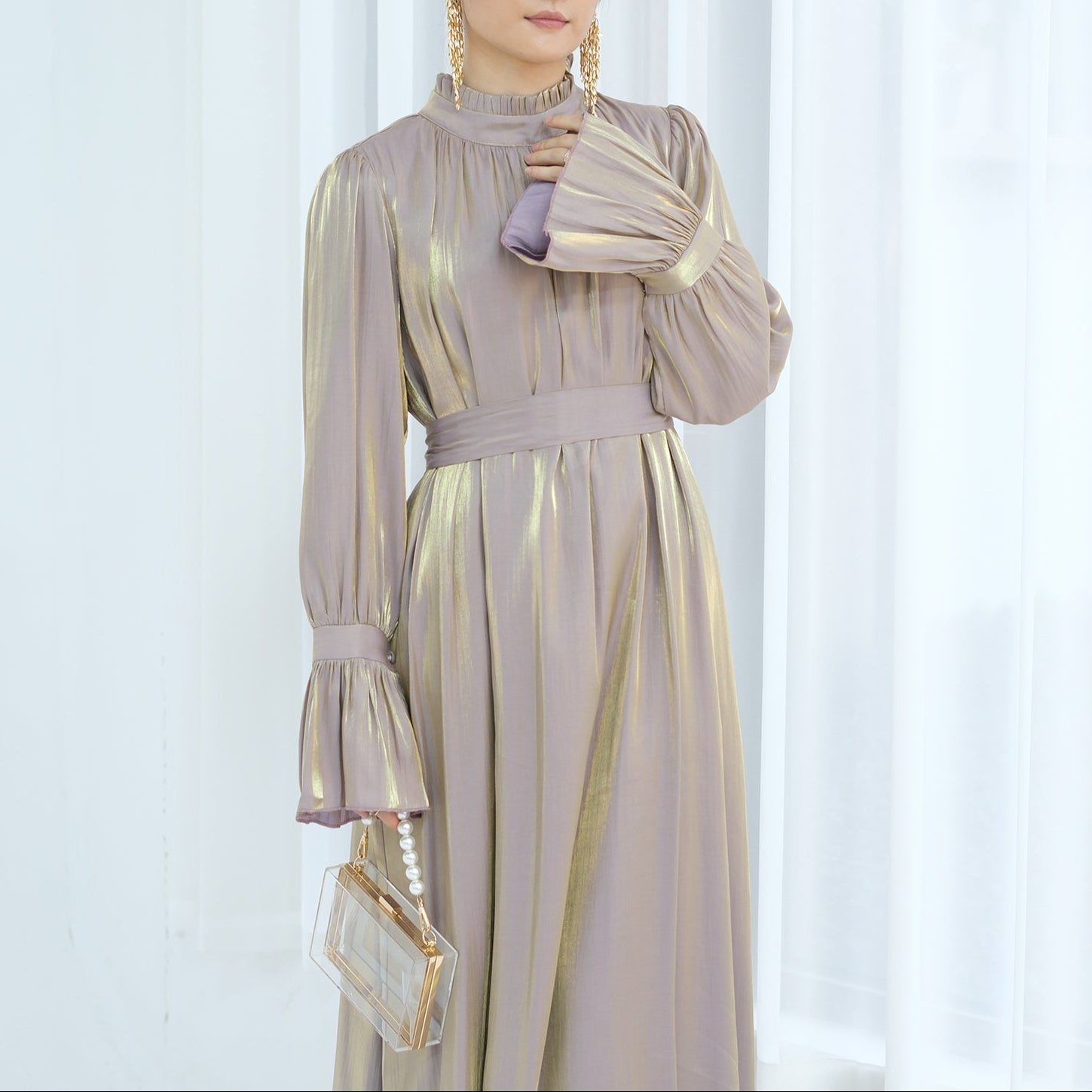 Luxury Modest Dress - Lumière - Nour Modesty