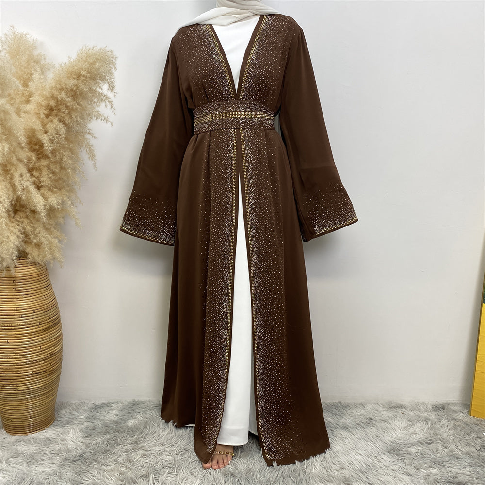 Luxury Rhinestone Abaya - Nour Modesty