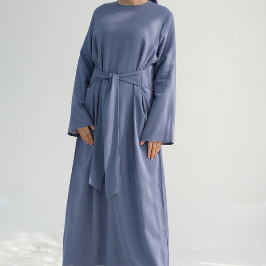 Iman Linen Dress - Nour Modesty