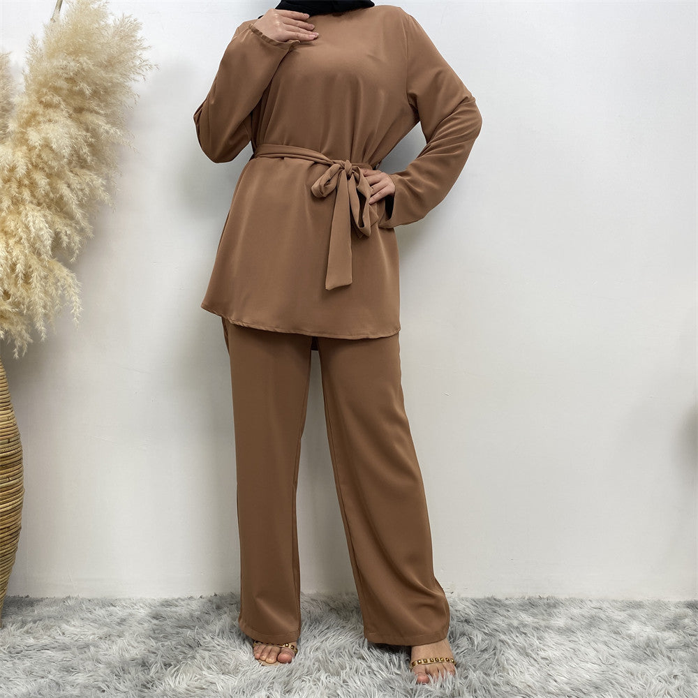 Modest co ord set - purple