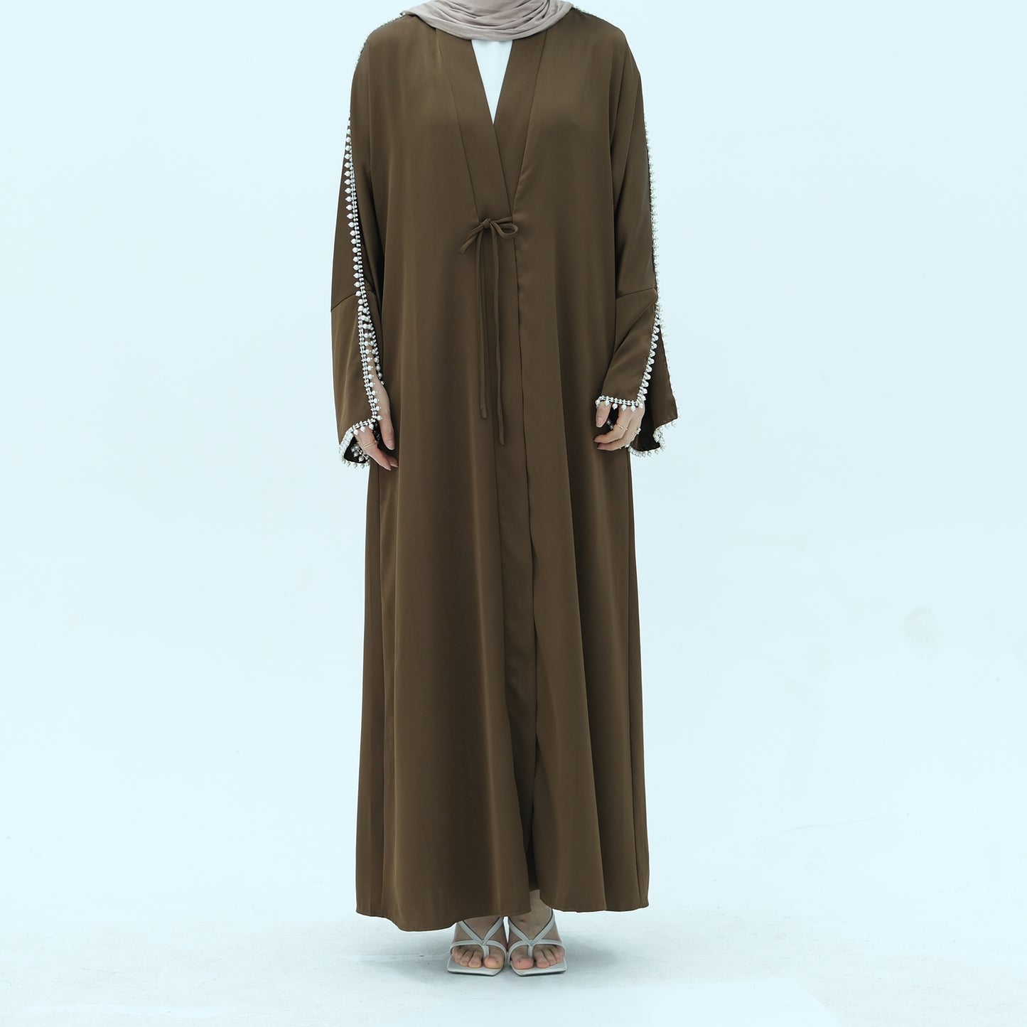 Luxury Silk Open Abaya
