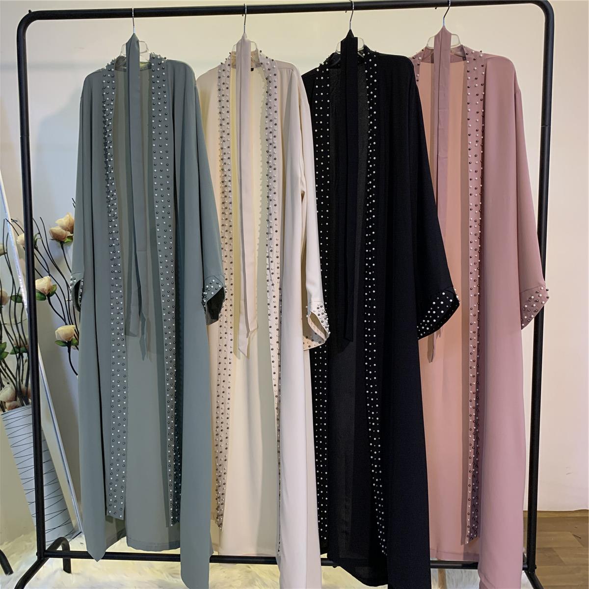 Luxury Beaded Open Abaya