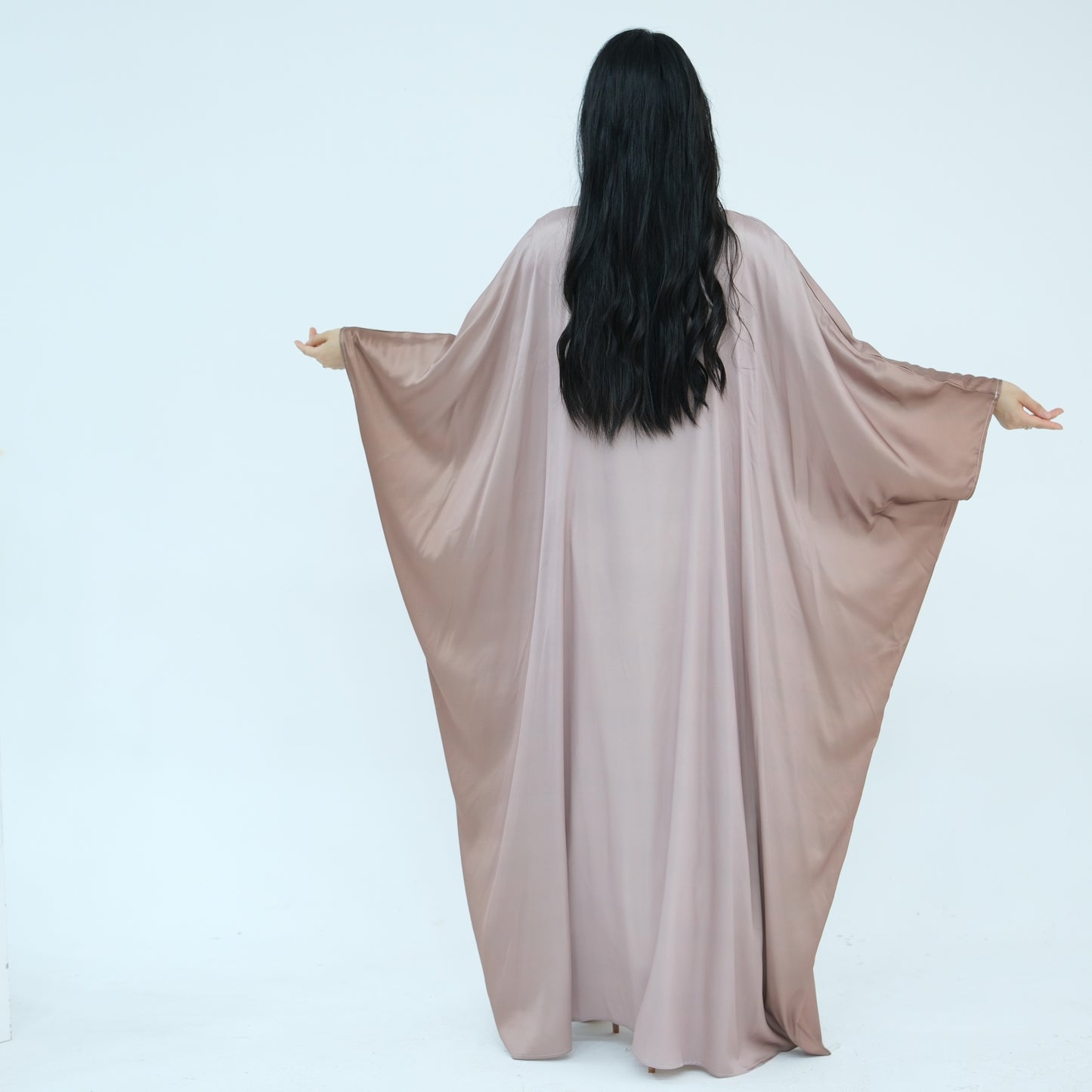 Luxury Ombre Butterfly Abaya - Blue - Nour Modesty