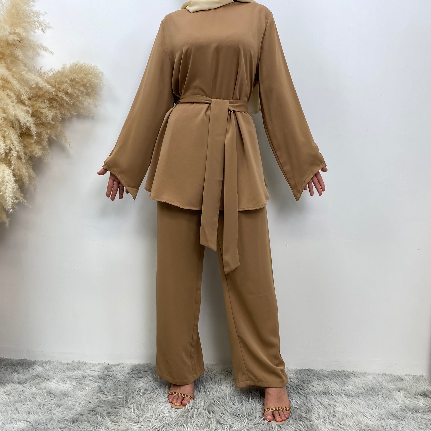 Modest co ord set - purple