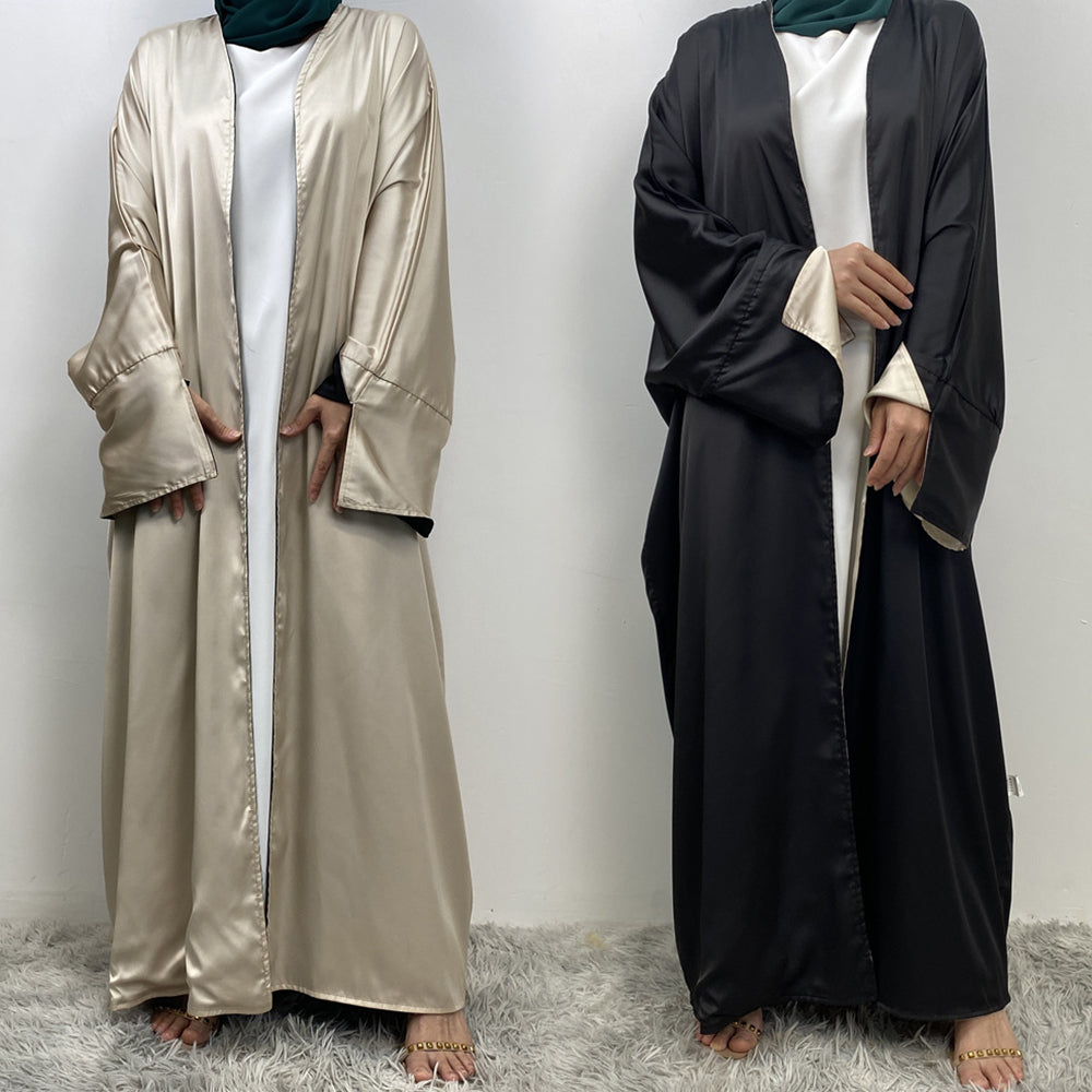 Reversible Satin Abaya - Nour Modesty