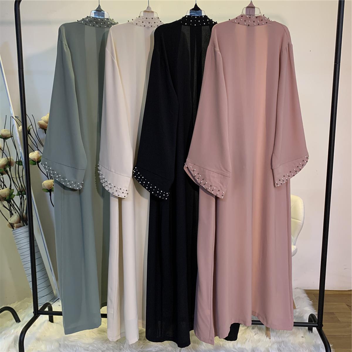 Luxury Beaded Open Abaya