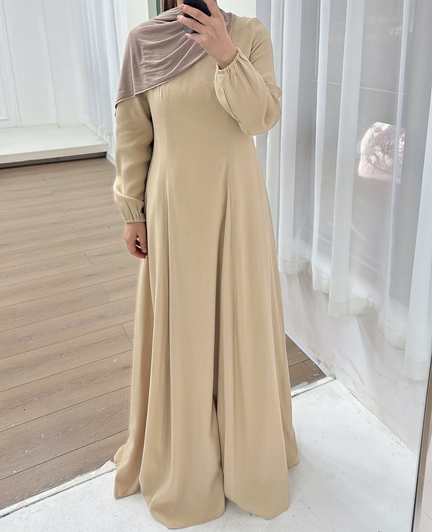Amara Linen Dress - Klay