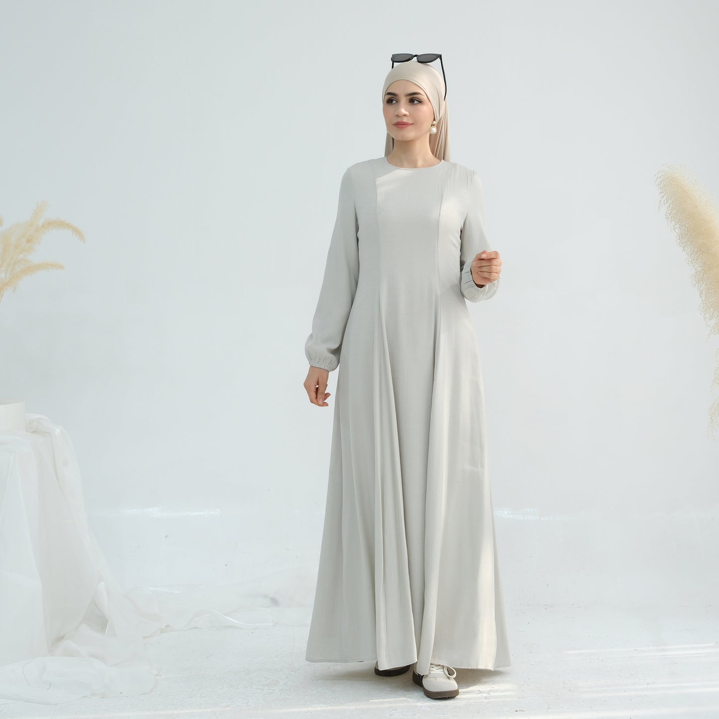 Amara Linen Dress - Nour Modesty