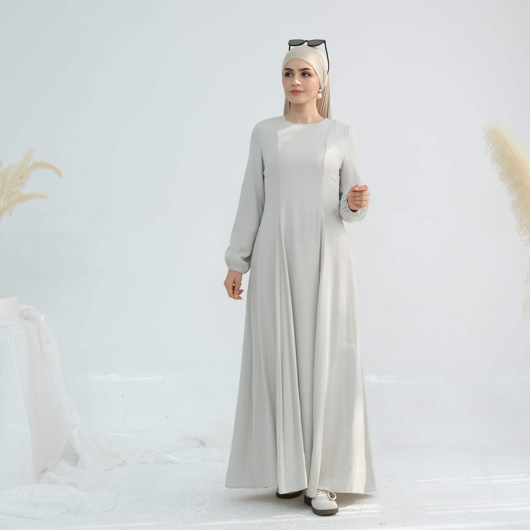 Amara Linen Dress - Nour Modesty