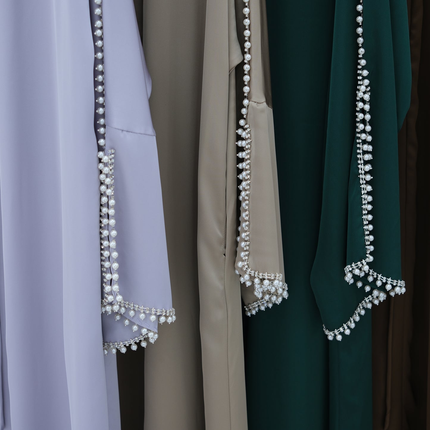 Luxury Silk Open Abaya