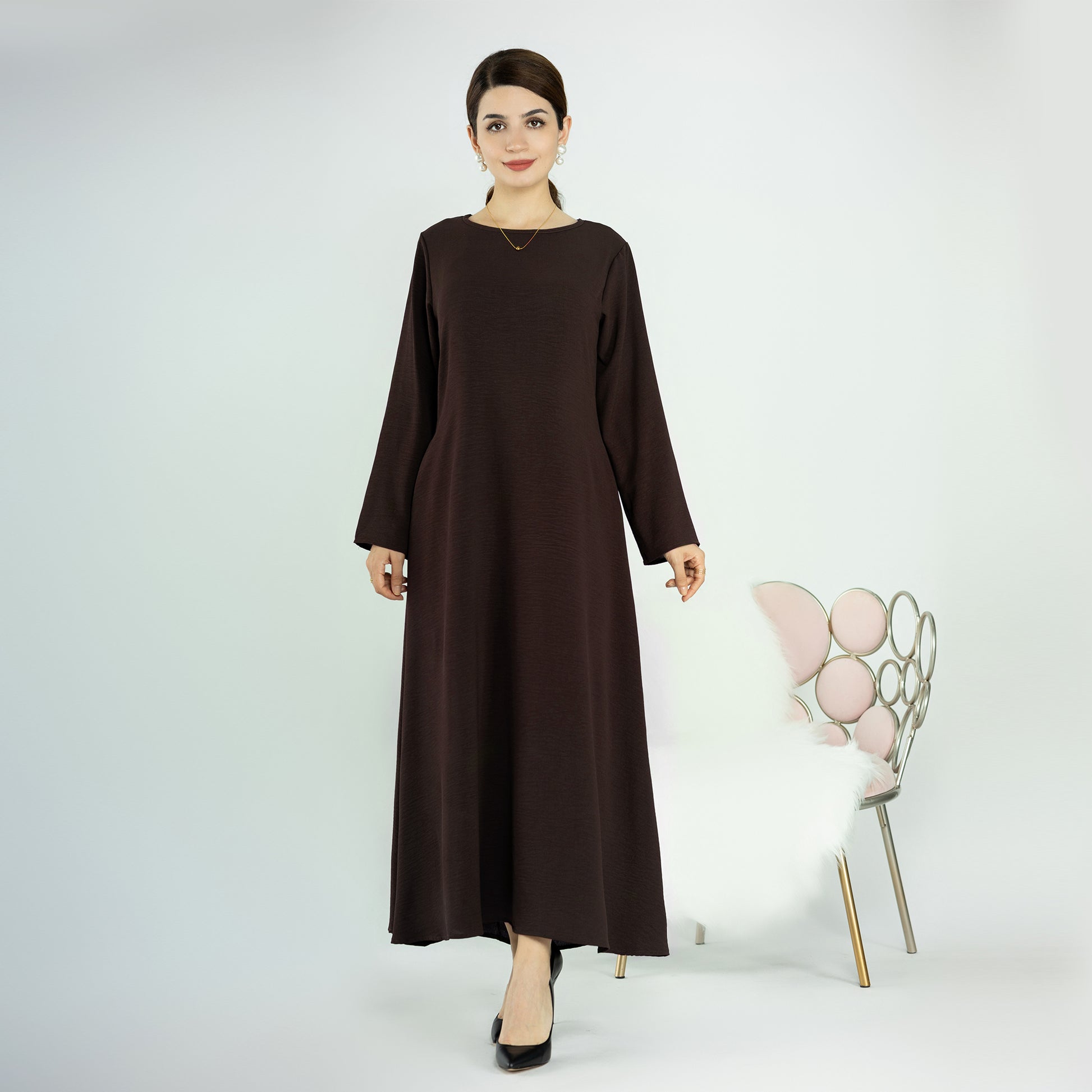 Abaya Inner Slip Dress - Army Green - Nour Modesty