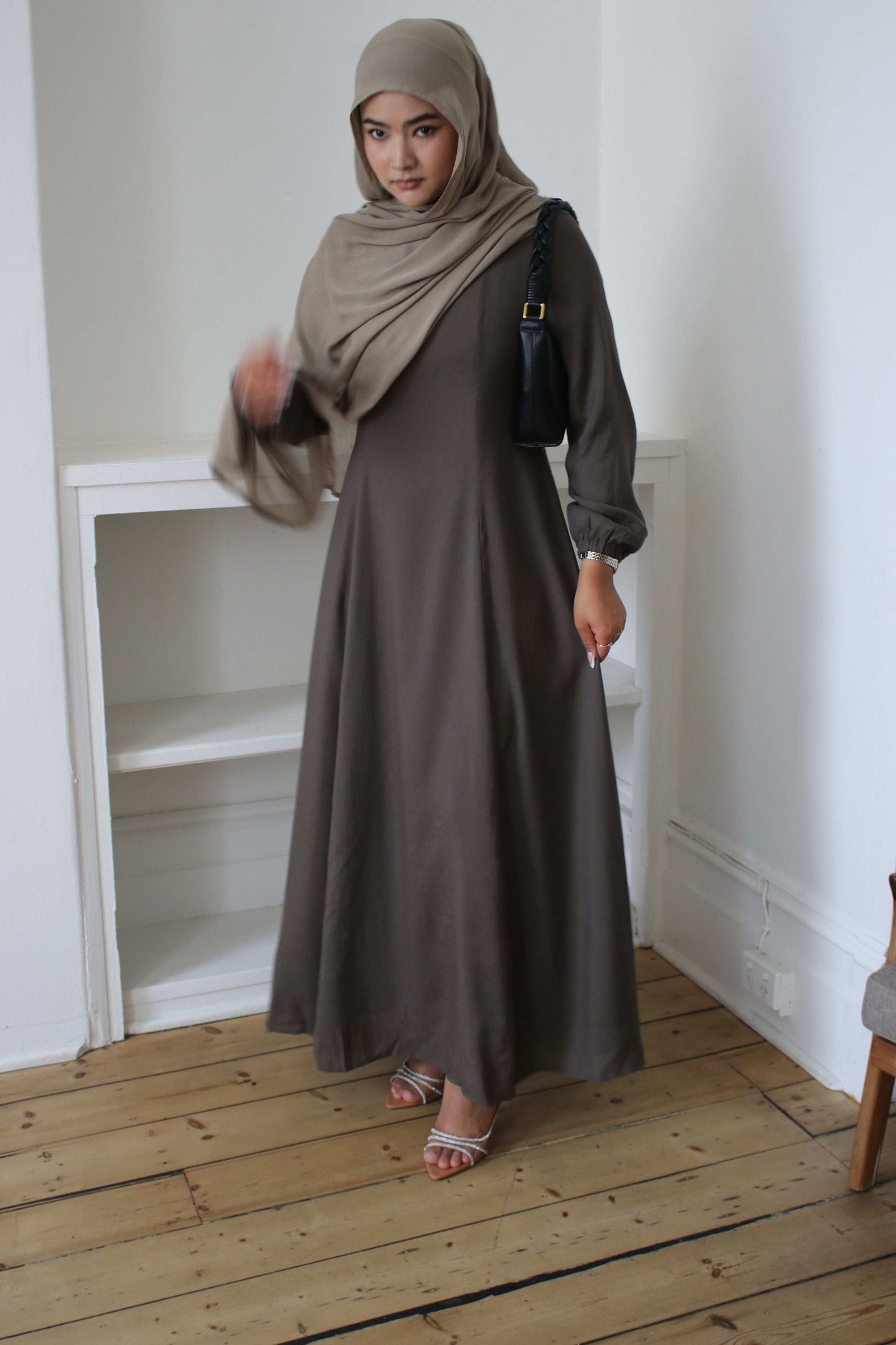 Amara Linen Dress - Klay
