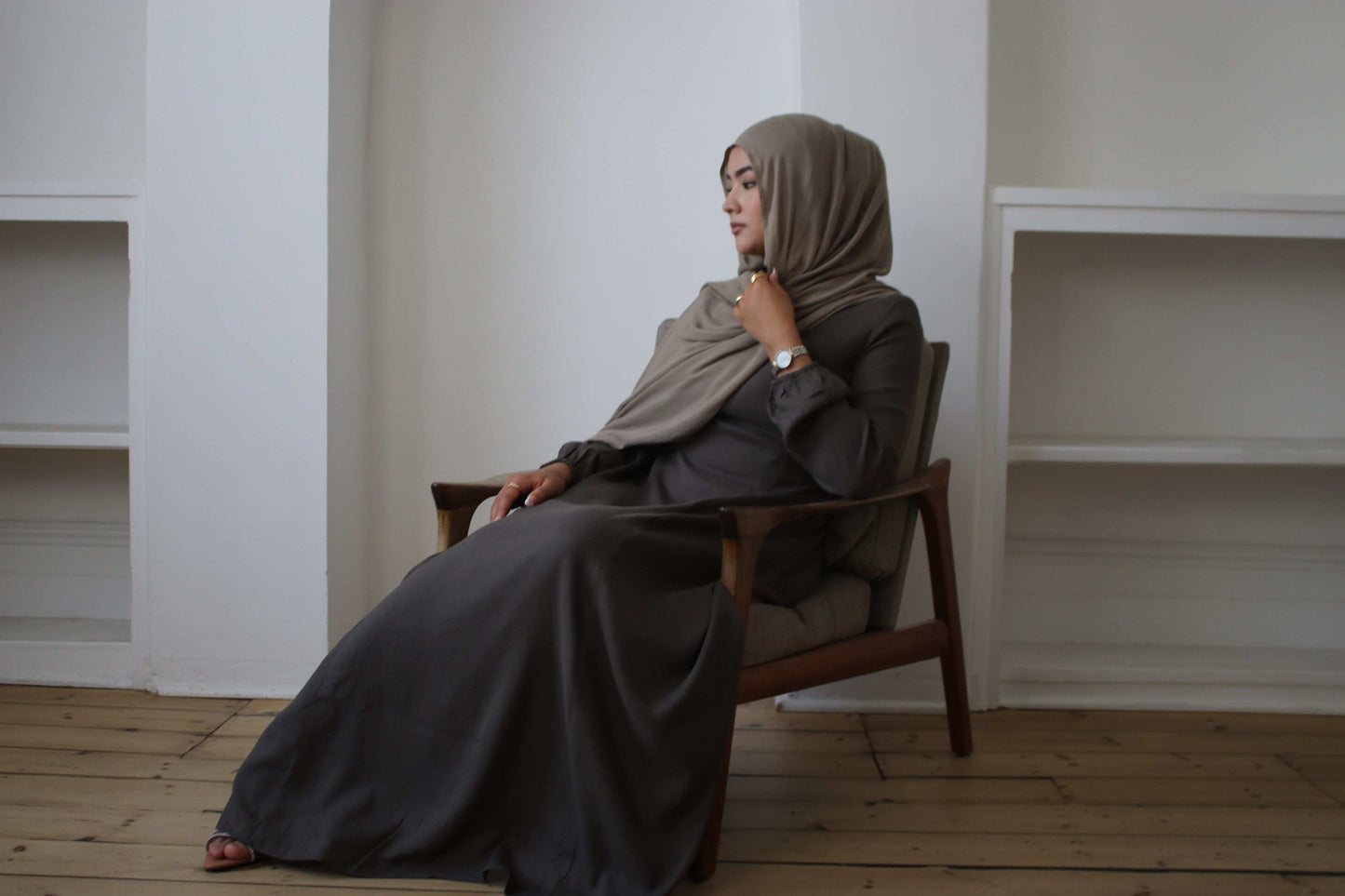 Amara Linen Dress - Klay