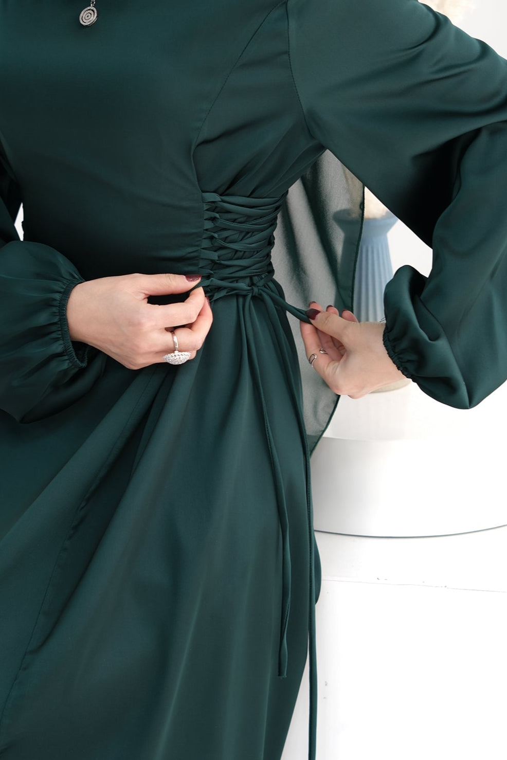Ayah Satin Dress