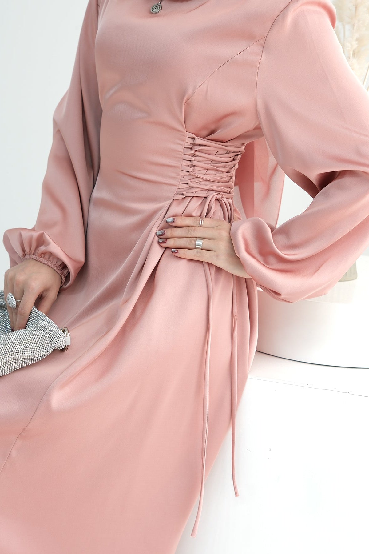 Ayah Satin Dress