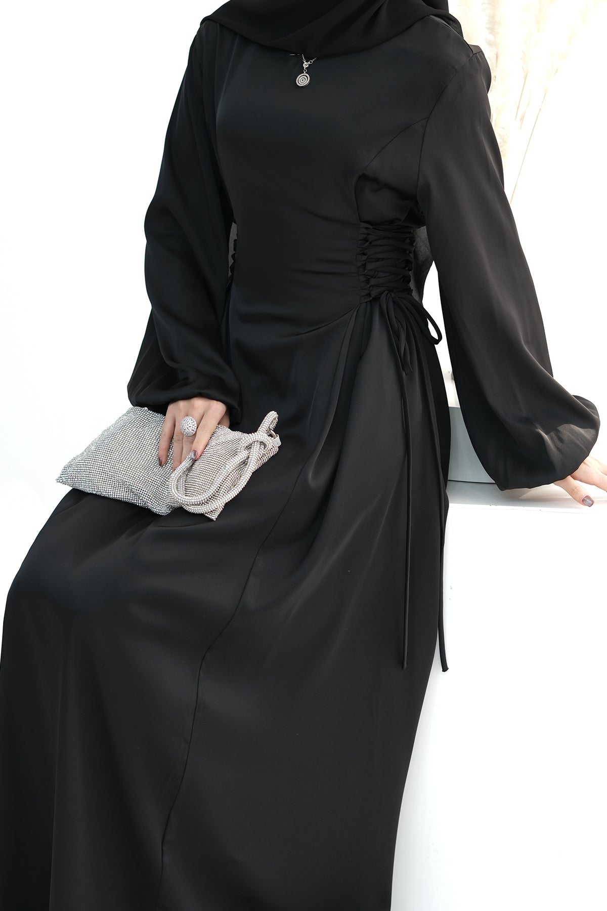 Ayah Satin Dress